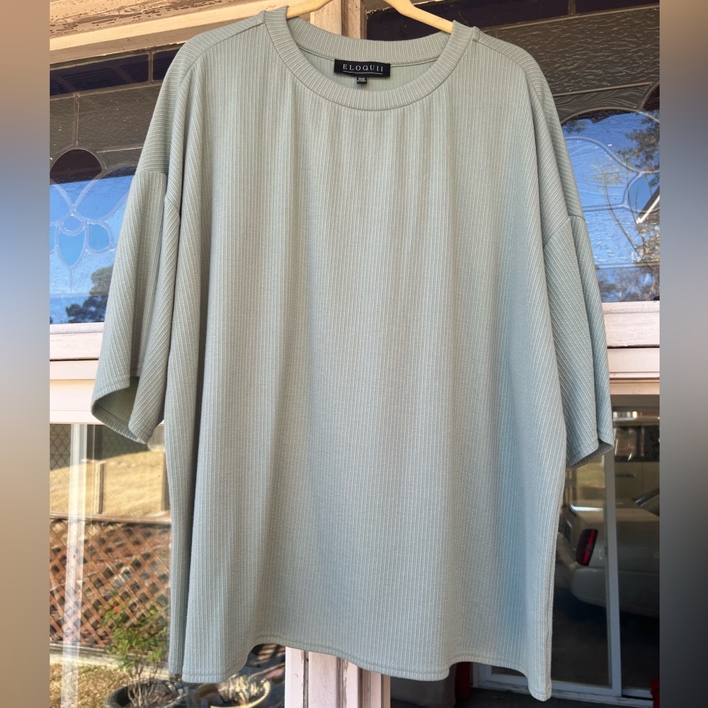 Eloquii Short Sleeve Tee- Olive